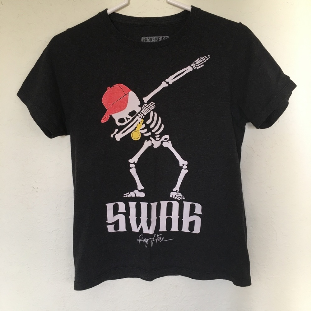 Ring Of Fire Swag Graphic T-shirt. Young Adult Size Medium.